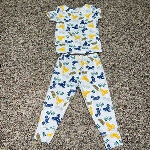 Only Kids Pajama Set - White, Blue, Yellow, Motorcycle